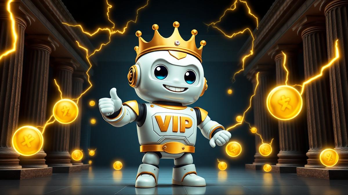 Gates of Olympus slot artwork with VIP Crypto Casino mascot